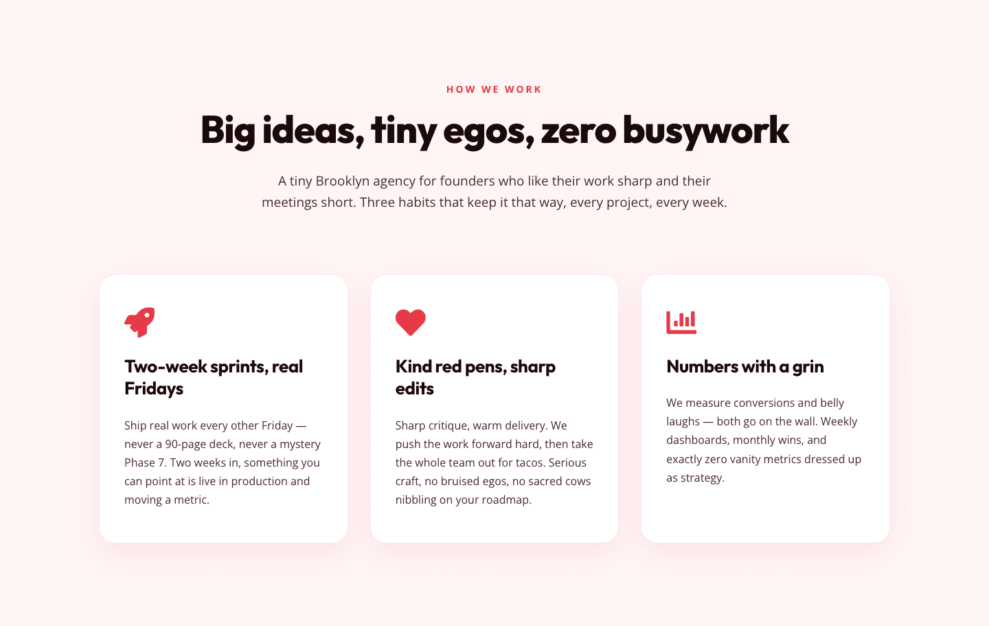 Playful Agency Features Section — Divi 5 Layout